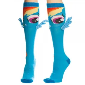 Winged My Little Pony Rainbow Dash Knee High Socks (Women's)