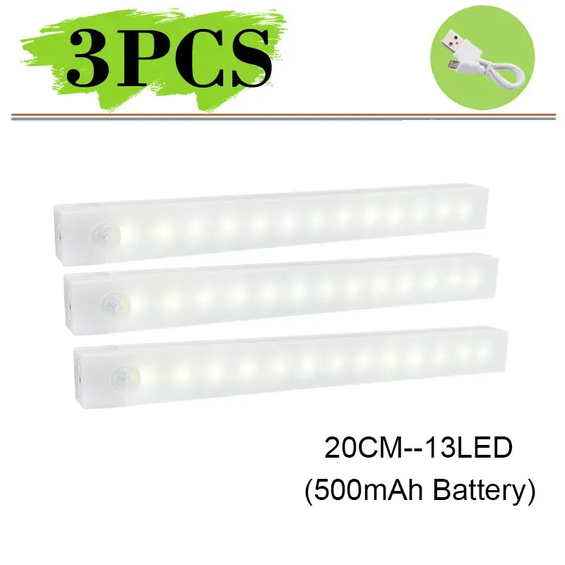 Wireless Motion Sensor LED Night Light: Ideal for Kitchen, Bedroom, Closet, Cabinets, Staircases, and More